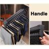 Extendable Closet Clothes Hanger Rail, Pull-Out Pants Rack Adjustable Closet Rod 26-61cm, Wardrobe Clothing Rail, Closet Organizer Rack for Pants Space Saving (Size : 51cm/20.1in) view 4