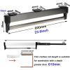Closet Clothes Pants Hanger with Rail, Wardrobe Clothing RailRetractable Pull Out Clothes Rail Metal Closet Hanging Rod for Pants Map, Adjustable Coat Rod Hanger for Space Saving (Size : 600mm/23.6I view 2