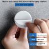clothes Hathookswall hookMultifunctional Hook 304 Stainless Steel Hooks Self-adhesive Wall Hook Bathroom Towel Choth Storage Hanger Hook Home Umbrella Key MultiPurpose Hooks (Color : White Sliver Bla view 4