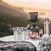 BESPORTBLE 1set Stainless Steel Double Boiler Pot Melting Pot for Chocolate Candle Candy Wax Spouts - Handles for Baking Cooking view 4