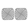 2 Pcs Reusable Air Fryer Liners, Deep Fryer Parts and Accessories Silicone Air Fryer Basket Mats Kitchen Supplies (Grey) view 1