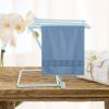 Alipis Foldable Towel Hanging Rack, Vertical Duster Cloth Rack for Kitchen Bathroom Home, Light Blue, Plastic, 7.87 X 7.87 X 6.3 Inches, Convenient Storage, Quick Drying, Space-Saving view 4