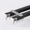 TEN-HIGH Curtain Track 7.55ft, Aluminium Ceiling Mounted Track for Curtains, Room Divider-Ceiling Curtain Track Rail Black Color 4pcs, Wall Thickness 1.35mm view 1