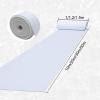 White Aisle Carpet Runner 2mm Thickness Wedding Runway Runner Mat Non-Slip Bridal Walkway Runner Rug for Party Wedding Hallway Indoor and Outdoor Decoration (Size : 1.2x10m) view 2