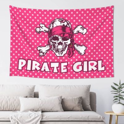 CakJuice Tapestry for Walls Pirate Girl Tapestry Tapestry Funny Bedroom Door Decorations (Size : 100X150CM)