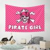 CakJuice Tapestry for Walls Pirate Girl Tapestry Tapestry Funny Bedroom Door Decorations (Size : 100X150CM) view 3