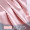 MOCOBA Silk Silky Stain Pillowcase Silky Pillowcase Natural Silk Pillowcase Mulberry Silk Pillow case,1PC Cherry Pink,King20x36in view 2