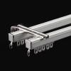TEN-HIGH Curtain Track 7.55ft, Aluminium Wall Mounted Track for Curtains, Room Divider-Ceiling Curtain Track Rail White Color 4pcs, Wall Thickness 1.35mm view 1