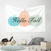 CakJuice Tapistreys for Room Hand-Drawn Style Hello Fall Tapestry Indie Room Decor Man Cave Accessories and Decor (Size : 100X150CM) view 4