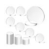 CLSQLXYJZC Acrylic Wedding Sign Table Numbers, Round Calligraphy Clear Table Number Display Stand with Stands, Table Number Signs Blank, for Event Party Cards Signs (Color : Clear, Size : 1 to 150) view 1