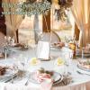 CLSQLXYJZC Acrylic Wedding Sign Table Numbers, Round Calligraphy Clear Table Number Display Stand with Stands, Table Number Signs Blank, for Event Party Cards Signs (Color : Clear, Size : 1 to 150) view 3