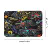 Cool Monster Truck Diatomaceous Earth Bath MatSuper Absorbent Fast Drying Non-Slip Diatomite Mud Bathroom Floor RugsOffice Doormat Kitchen Dining Living Hallway Area Rug,40x60cm view 3