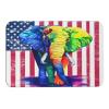 Colorful Elephant Diatomaceous Earth Bath MatSuper Absorbent Fast Drying Non-Slip Diatomite Mud Bathroom Floor RugsOffice Doormat Kitchen Dining Living Hallway Area Rug,40x60cm view 1