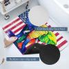 Colorful Elephant Diatomaceous Earth Bath MatSuper Absorbent Fast Drying Non-Slip Diatomite Mud Bathroom Floor RugsOffice Doormat Kitchen Dining Living Hallway Area Rug,40x60cm view 4