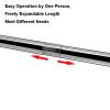 CINVSERW Portable Clothes Drying Rack Adjustable, Foldable Laundry Rack, Stainless Steel Drying Racks Saves Space Large Capacity for Indoor Outdoor Use (200cm/79in) view 3