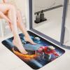 Ice Hockey Player Sport Theme Luxury Diatomaceous Earth Shower Mat- Non-Slip Fast-Drying Mat for Kitchen Counter, Tub & Bathroom Floor40x60cm view 2