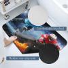 Ice Hockey Player Sport Theme Luxury Diatomaceous Earth Shower Mat- Non-Slip Fast-Drying Mat for Kitchen Counter, Tub & Bathroom Floor40x60cm view 4