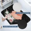 Cartoon Pig Diatomaceous Earth Bath MatSuper Absorbent Fast Drying Non-Slip Diatomite Mud Bathroom Floor RugsOffice Doormat Kitchen Dining Living Hallway Area Rug,40x60cm view 4