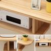 IBOWZ Floating TV Stand Cabinet Wall Mounted Tv Shelf,High-Density Board Material Floating Tv Stand Cabinet with Wire Hole,for DVD Blu-Ray Player Satellite Tv Box view 4