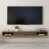 IBOWZ Floating TV Stand Cabinet Tv Stand Cabinet Tv Wall Units for Living Room Wall-Mounted Tv Cabinet Wall Shelf Floating Shelf Set Top Box Storage Shelf Tv Stand Tv Console Bedroom Living Room view 2