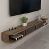 IBOWZ Floating TV Stand Cabinet Tv Stand Cabinet Tv Wall Units for Living Room Wall-Mounted Tv Cabinet Wall Shelf Floating Shelf Set Top Box Storage Shelf Tv Stand Tv Console Bedroom Living Room view 4