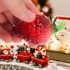 Beavorty Crystal Strawberry Figurine 2.95In Artificial Fruit Ornament Tabletop Decoration Collectible for Home Kitchen Dining Room Display view 3