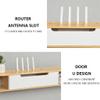 IBOWZ Floating TV Stand Cabinet Floating Tv Cabinet Wood with Open Storage Space Wall Mounted Tv Unit Shelf Component with Cable Management Tv Cabinet view 3