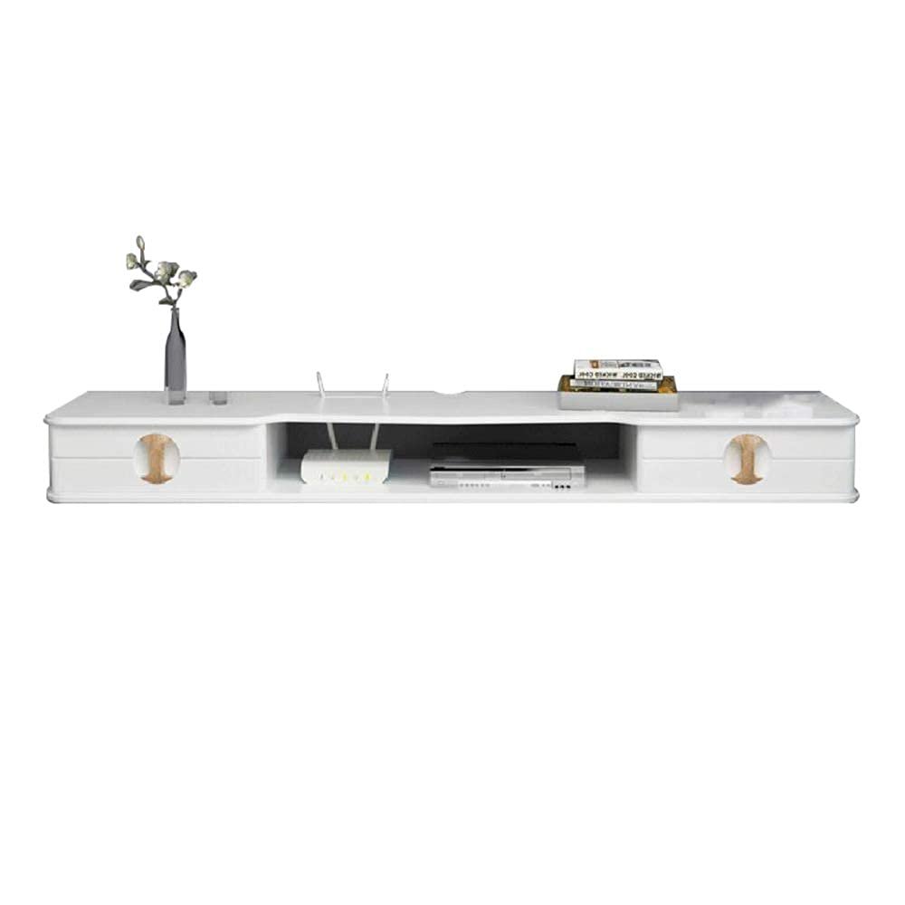 IBOWZ Floating TV Stand Cabinet Tv Stand Cabinet Tv Wall Units for Living Room Floating Shelf Wall-Mounted Tv Cabinet Wall Background Storage Rack Open Shelf with Drawers