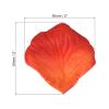 PATIKIL Artificial Rose Petals, 1200Pcs Fake Flowers Silk Petal Decoration Supplies for Romantic Night Wedding Party Event Decor, Gradient Orange view 2