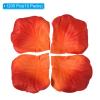 PATIKIL Artificial Rose Petals, 1200Pcs Fake Flowers Silk Petal Decoration Supplies for Romantic Night Wedding Party Event Decor, Gradient Orange view 3