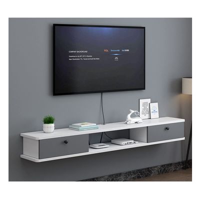 IBOWZ Floating TV Stand Cabinet Tv Stand Cabinet Tv Wall Units for Living Room Floating Tv Unit Cabinet Wall Mounted Tv Shelf for Living Room Entertainment Center