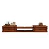 IBOWZ Floating TV Stand Cabinet Wall Mounted Tv Shelf,Pine Wood Material Floating Tv Unit Cabinet with Drawer,for Router Set-Top Box Remote Control Projector view 1
