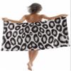 ARTSHOWING Large Beach Towel, Leopard Print Beach Towels for Adults Microfiber Pool Towels Lightweight Quick Dry Beach Towel for Travel Yoga Gym Sports 63" L x 31" W, Wild Animal Leopard Skin Texture view 1