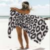 ARTSHOWING Large Beach Towel, Leopard Print Beach Towels for Adults Microfiber Pool Towels Lightweight Quick Dry Beach Towel for Travel Yoga Gym Sports 63" L x 31" W, Wild Animal Leopard Skin Texture view 2