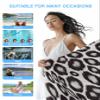 ARTSHOWING Large Beach Towel, Leopard Print Beach Towels for Adults Microfiber Pool Towels Lightweight Quick Dry Beach Towel for Travel Yoga Gym Sports 63" L x 31" W, Wild Animal Leopard Skin Texture view 4
