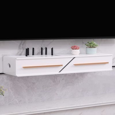 IBOWZ Floating TV Stand Cabinet Wood Floating Tv Cabinet with Sliding Doors Modern Wall Mounted Tv Unit Shelf Component with Cable Management Tv Cabinet