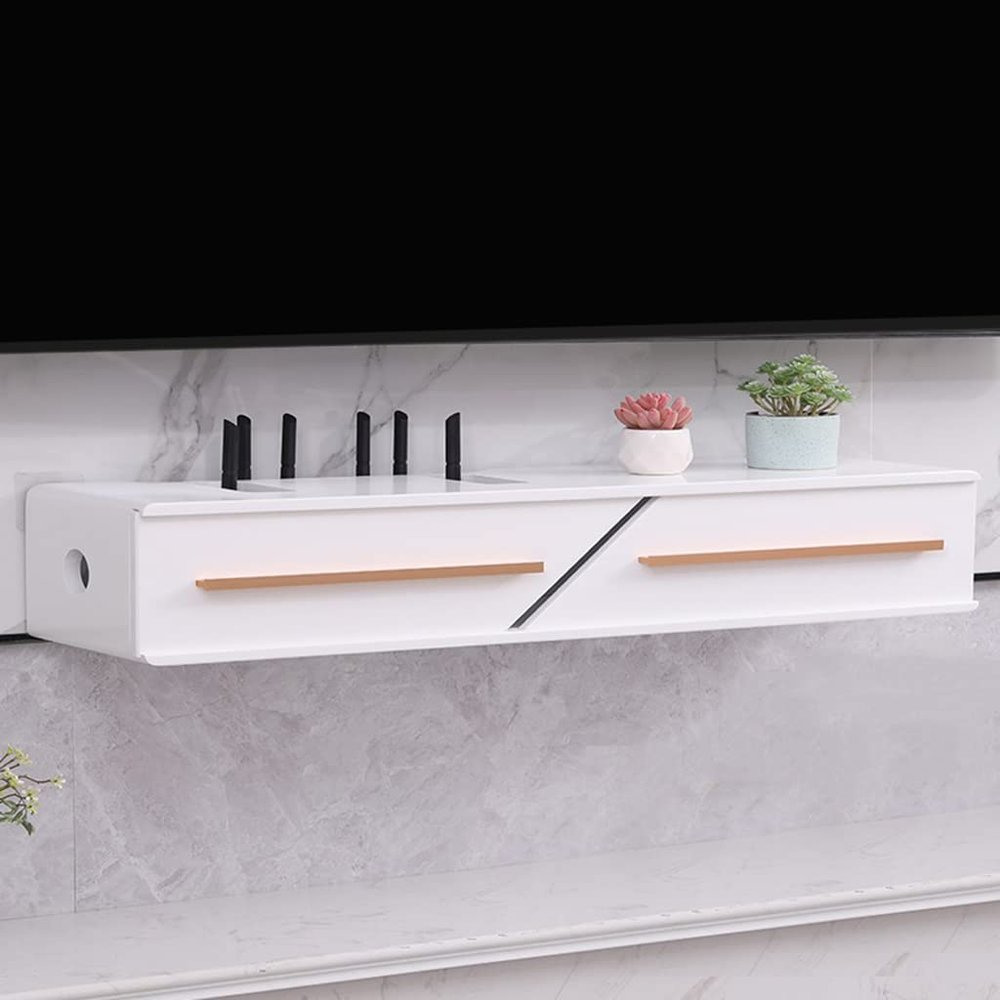 IBOWZ Floating TV Stand Cabinet Wood Floating Tv Cabinet with Sliding Doors Modern Wall Mounted Tv Unit Shelf Component with Cable Management Tv Cabinet