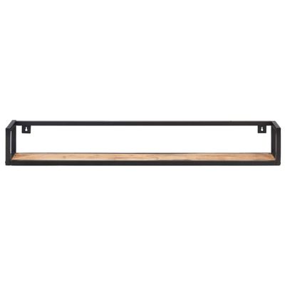 CUMYZO Wall Shelves 2 pcs 47.2" Solid Acacia Wood 11.4kg/25.08ib Wall Shelves & Ledges