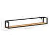 CUMYZO Wall Shelves 2 pcs 47.2" Solid Acacia Wood 11.4kg/25.08ib Wall Shelves & Ledges view 2