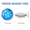 Refrigerator Magnets Fridge Magnets Decorative Magnets for Whiteboard Kitchen Magnets Locker Kaleidoscope Magnets view 3
