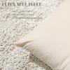 Stellhome Soft Velvet Throw Pillow Covers Square Decorative Cushion Covers for Bed Couch Sofa Bench, 18 x 18 inch (45 x 45 cm), Cream, Pack of 2 view 2