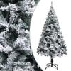 CUMYZO Artificial Christmas Tree with Flocked Snow Green 4 ft PVC 2.51kg/5.52ib Christmas Trees view 1