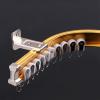 TEN-HIGH Flexible Aluminum Curtain Track 6.23ft Bendable Track for Curtains, Wall Mounted Track Luxurious Heavy Conjoined Curtain Rails for Office Home Room Divider 2pcs (Gold) view 1