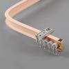 TEN-HIGH Flexible Aluminum Curtain Track 10.5ft Bendable Ceiling Track For Curtains, Ceiling Mounted Track Luxurious Heavy Conjoined Curtain Rails for Office Home Room Divider 2pcs (Pink) view 1