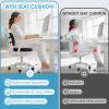 CushZone X-Large Seat Cushion and Lumbar Support Pillow for Office, Black view 4