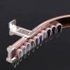 TEN-HIGH Flexible Aluminum Curtain Track 10.17ft Bendable Track for Curtains, Wall Mounted Track Luxurious Heavy Conjoined Curtain Rails for Office Home Room Divider 2pcs (Rose Gold) view 1
