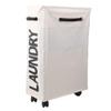 Pilipane Laundry Basket, Foldable Rolling Laundry Hamper, Folding Large Capacity Laundry Bag with Wheels, Storage Basket for Bathroom, Living Rooms, Bathrooms, 21 7x15 4x7 9in view 1