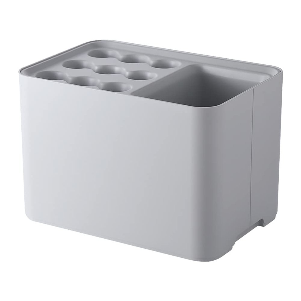 MARURY Plastic Umbrella Stand Rack for Entryway, Free Standing Umbrella Holder Rack for Umbrella Canes Walking Sticks, 15 Umbrella Slots Umbrella Holder for Home and Office (Color : Grey)