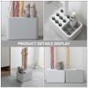 MARURY Plastic Umbrella Stand Rack for Entryway, Free Standing Umbrella Holder Rack for Umbrella Canes Walking Sticks, 15 Umbrella Slots Umbrella Holder for Home and Office (Color : Grey) view 4