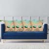 Set of 4 Hello Gorgeous Emerald Pillow Covers 18"x18" Eyelash Luxury Summer Beach Eyelash Print Outdoor Sofa Throw Pillows Cover for Couch Living Room Bed Indoors Home Decor view 4